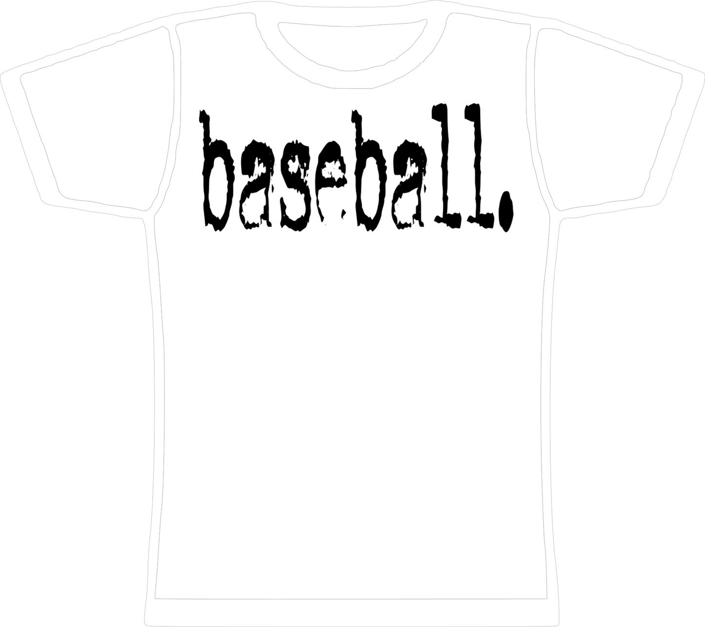 Baseball Typography