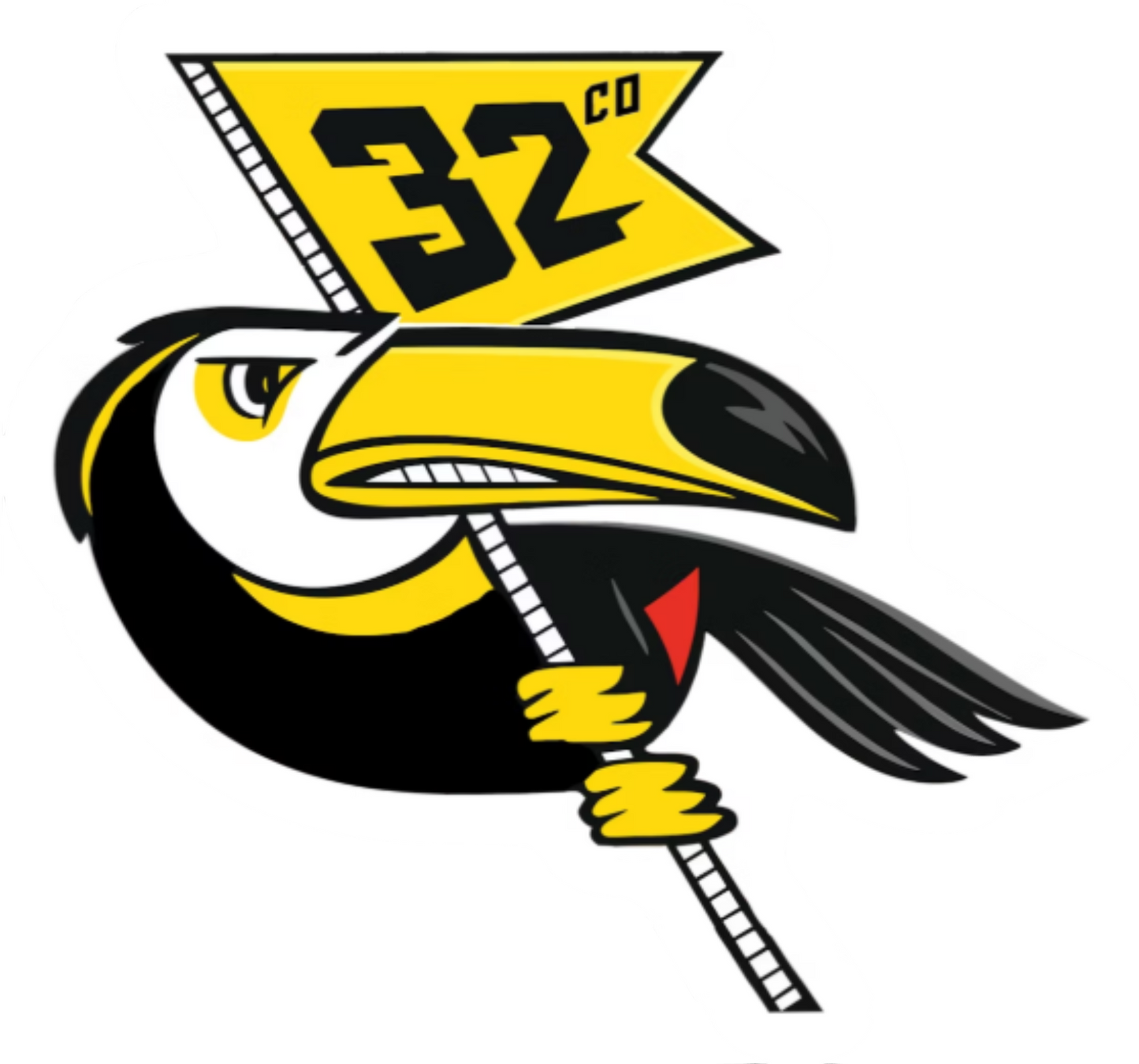 CO 32 Company Logo Sticker