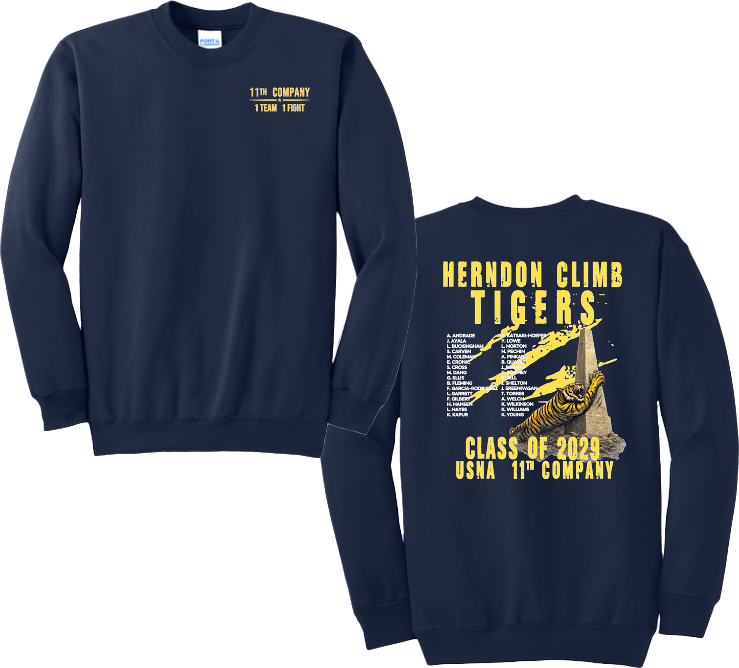 CO 11-Tigers-Herndon Climb c/o 2029