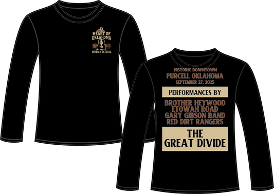 Heart of Oklahoma Music Festival 2025 Long Sleeve Tee