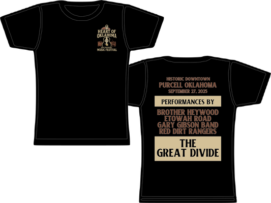Heart of Oklahoma Music Festival 2025 T-Shirt