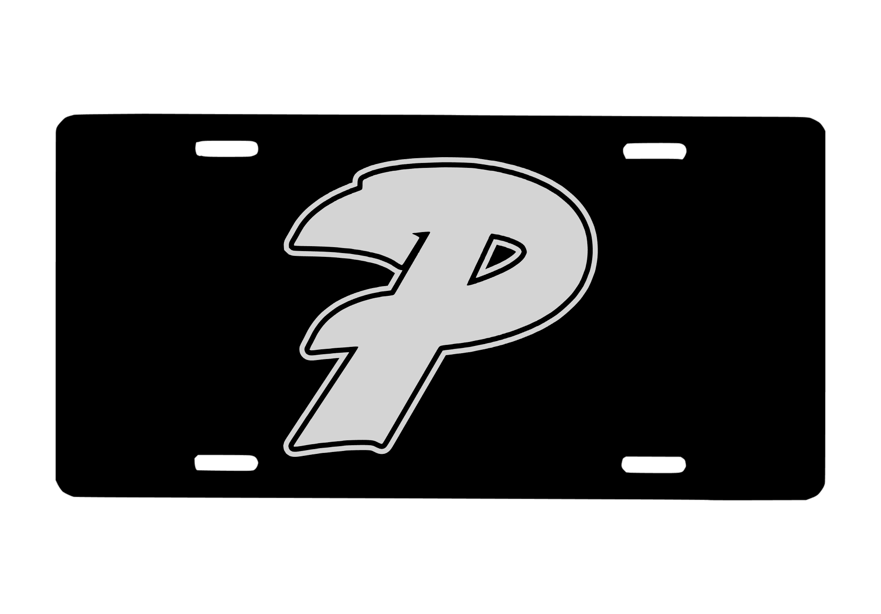 Black Purcell P License Plate – District Designs