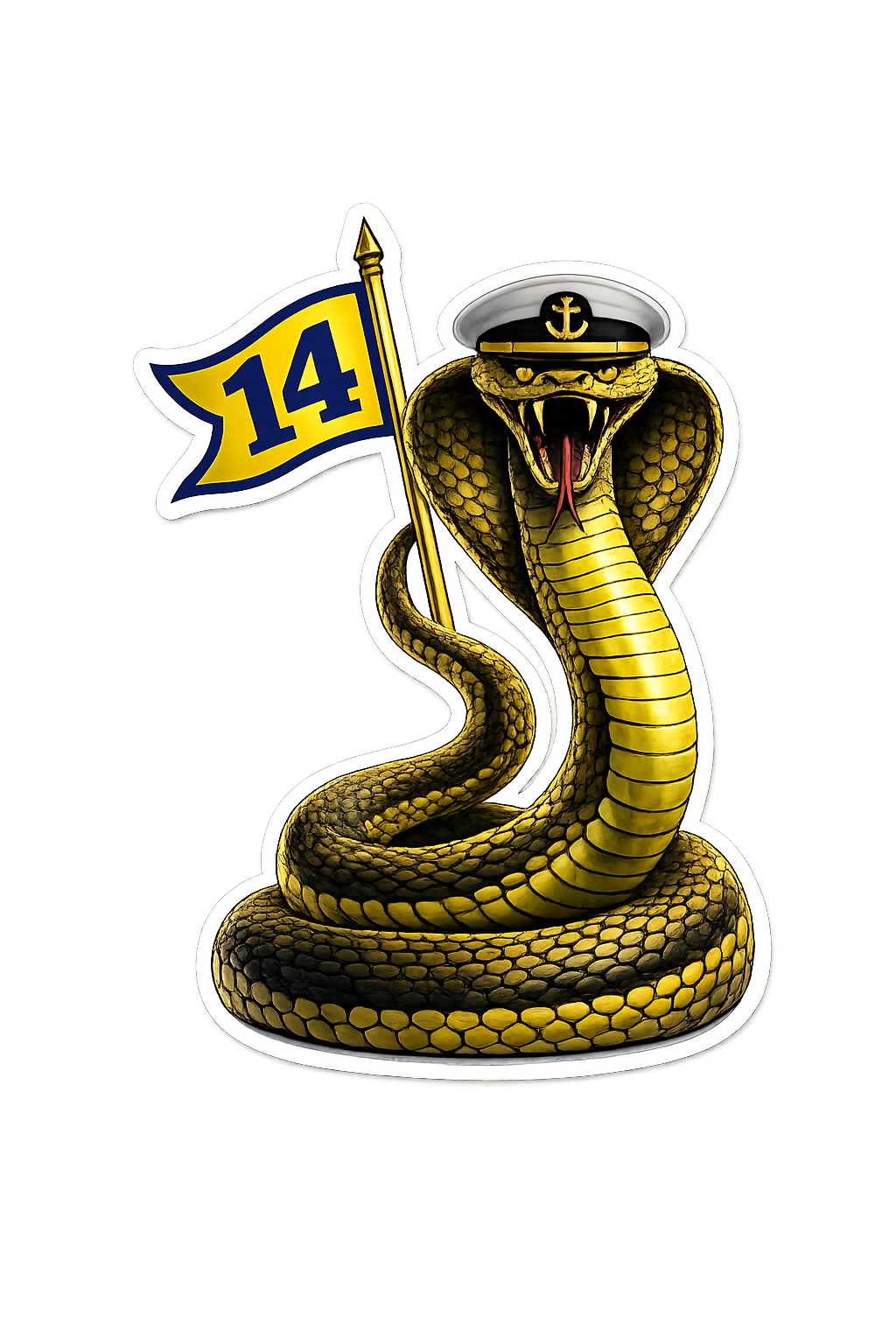 CO 14 Company Logo Sticker