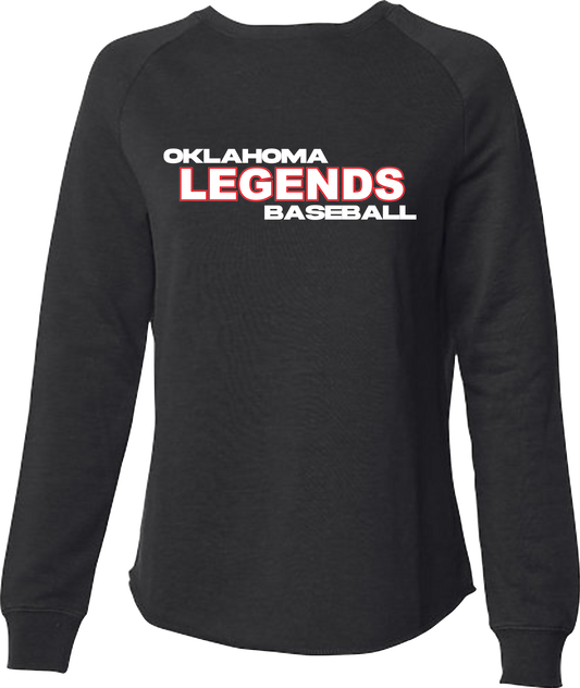 Ladies Scoop Bottom Crew Neck Sweatshirt