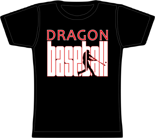 Dragon Baseball Silhouette